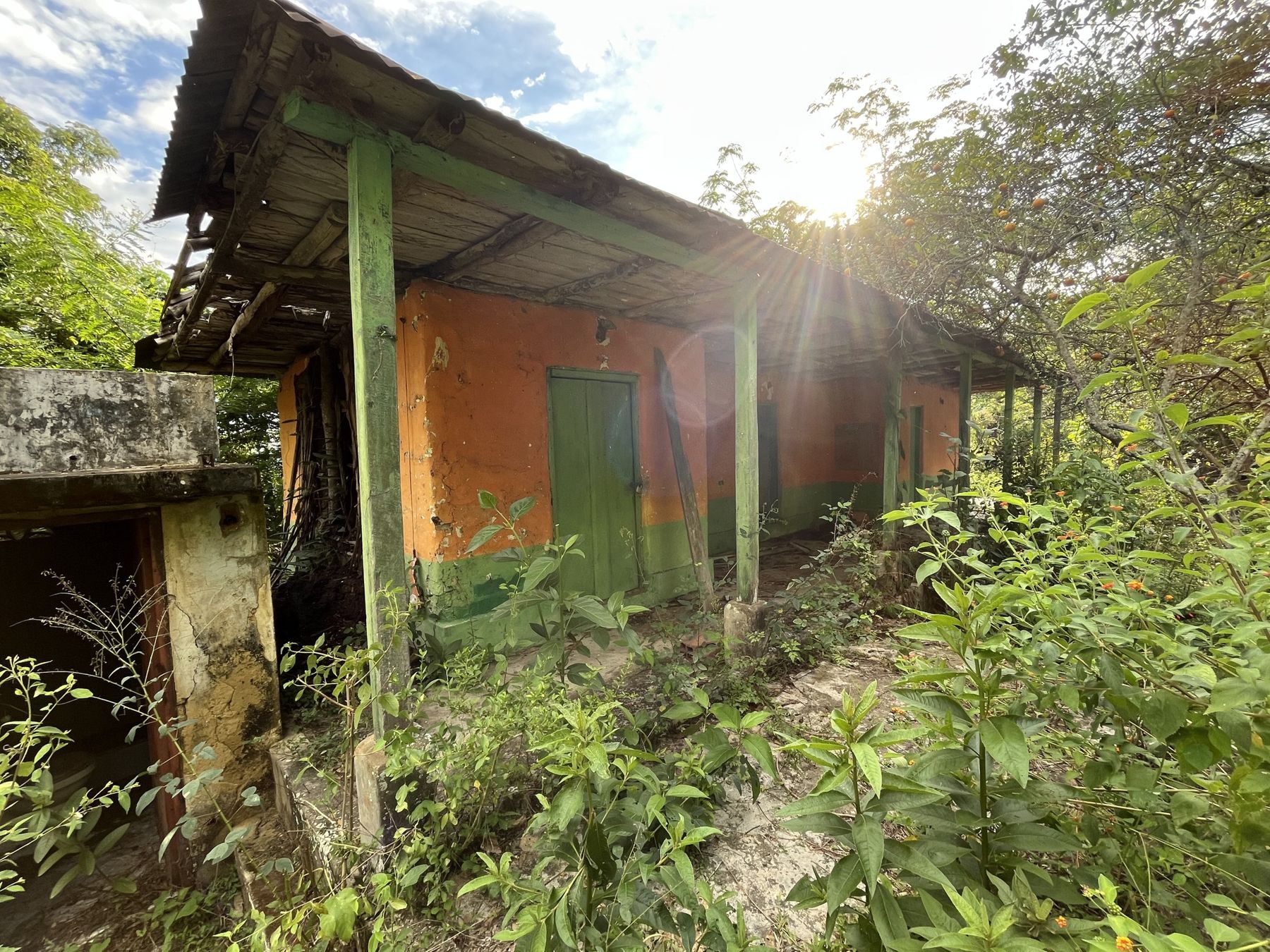 Construcción antigua de la parte alta, para reconstruir